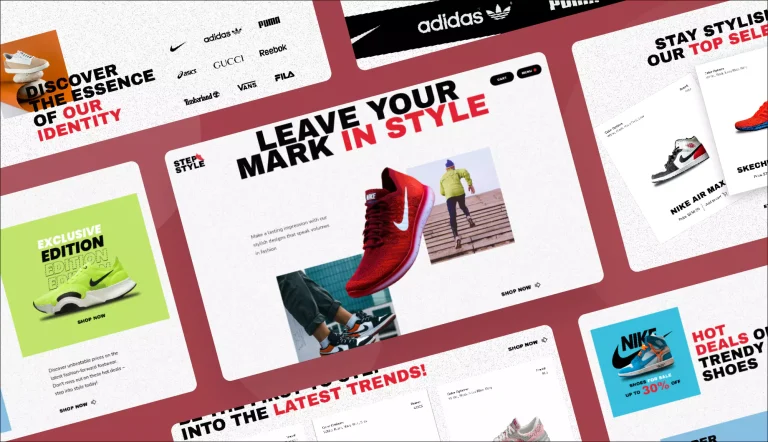 Stepstyle banner