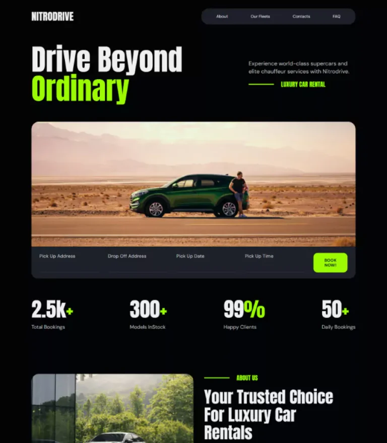 Nitrodrive car rental service thumbnail